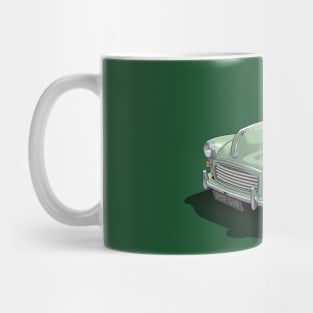 Morris Minor in sage green Mug